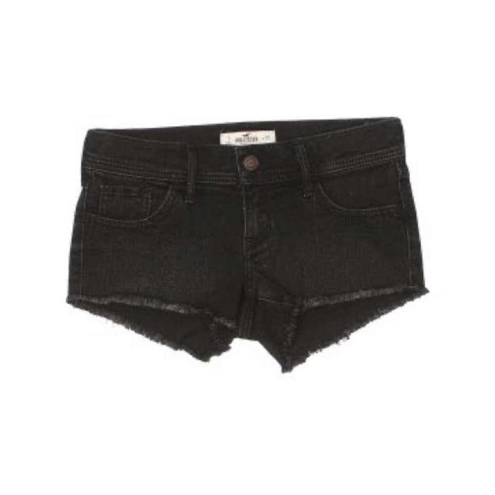 Hollister Black Jean Shorts